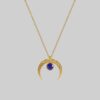naszyjnik lunula z lapis lazuli iluzja jewellery